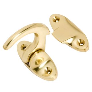 WINDOW SPUR FASTENERS POLISHED BRASS