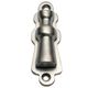 KEY HOLE ESCUTCHEONS SATIN CHROME