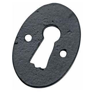 KEY HOLE ESCUTCHEONS MATT BLACK