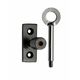 FANLIGHT STAY LOCKING PINS MATT BLACK