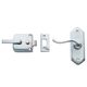 SCREEN DOOR LATCHES SATIN CHROME