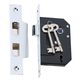 RESIDENTIAL MORTICE LOCKS CHROME PLATE