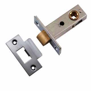 MORTICE LATCHES BRUSHED CHROME