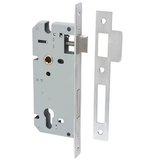 RESIDENTIAL MORTICE LOCKS BRUSHED CHROME
