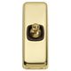 FLAT PLATE TOGGLE RANGE POLISHED BRASS-BROWN