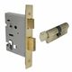 LATCHING LOCK KITS UNLACQUERED SATIN BRASS