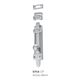 TOWER BOLTS CHROME PLATE
