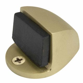 DOOR STOPS MATT BRASS