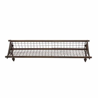 LUGGAGE RACK ANTIQUE BRASS