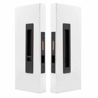 SLIDING DOOR PRIVACY SETS DARK ROMAN BRASS