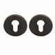 EURO CYLINDER ESCUTCHEONS DARK ROMAN BRASS