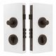 WINDSOR NIDO DOUBLE TURN LOCK LINEAR KNURL