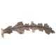 CURTAIN SWEEPS POLISHED BRASS