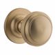 KNOB ON ROSES BRUSHED BRASS