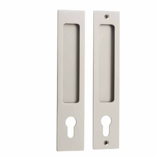 SLIDING DOOR LOCKS SATIN NICKEL