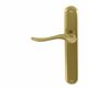 LEVER ON PLATE UNLACQUERED BRASS