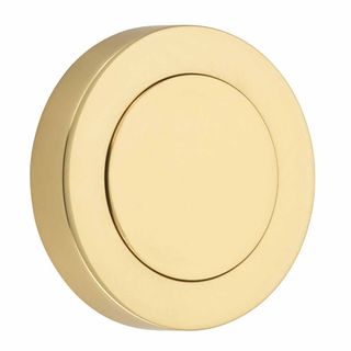 BLANK FURNITURE ROSE ROUND POLISHED BRASS