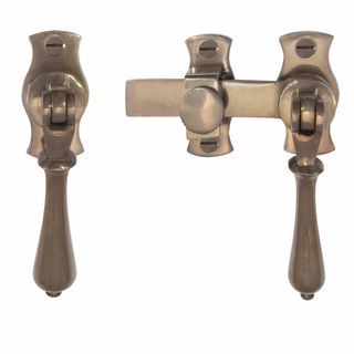 FRENCH DOOR FASTENERS NATURAL BRONZE