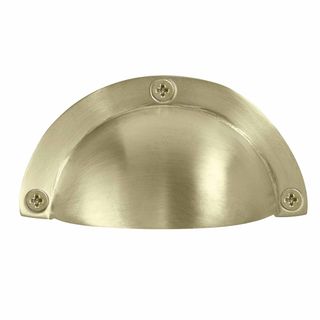 HOODED PULLS UNLACQUERED SATIN BRASS