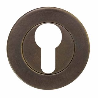 EURO CYLINDER ESCUTCHEONS OIL RUBBED BRONZE