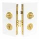 LOCK KITS MATT SATIN BRASS