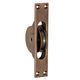 SASH WINDOW PULLEY ANTIQUE BRASS