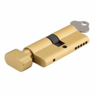 LOCK CYLINDERS BRUSHED GOLD