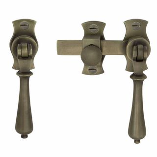 FRENCH DOOR FASTENERS ROMAN BRASS