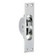 SASH WINDOW PULLEY SATIN CHROME