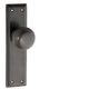 KNOB ON PLATE ANTIQUE BRASS