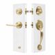 ENTRANCE SETS MATT SATIN BRASS
