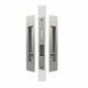 SLIDING DOOR PRIVACY SETS BRUSHED NICKEL
