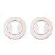 EURO CYLINDER ESCUTCHEONS POLISHED NICKEL