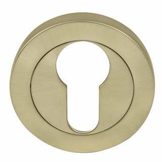 EURO ESCUTCHEONS UNLACQUERED SATIN BRASS