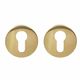 EURO CYLINDER ESCUTCHEONS SATIN BRASS