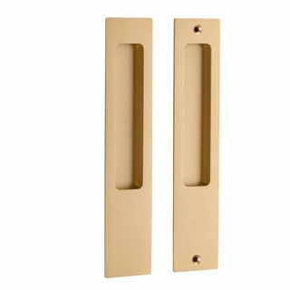 FLUSH PULLS BRUSHED BRASS