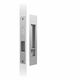 SLIDING DOOR PRIVACY SETS SATIN CHROME
