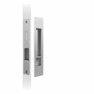 SLIDING DOOR PRIVACY SETS SATIN CHROME