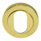 OVAL ESCUTCHEONS UNLACQUERED BRASS