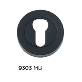 ESCUTCHEONS & TURNS MATT BLACK