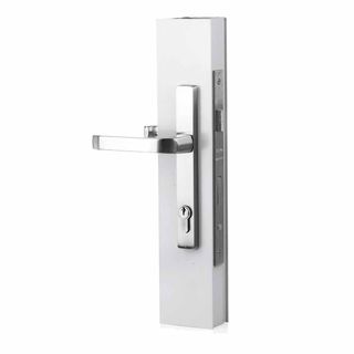 LEVER ON PLATE ALUMINIUM DOORS