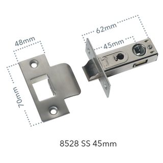 MORTICE LATCHES STAINLESS STEEL