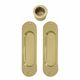 SLIDING DOOR HARDWARE UNLACQUERED BRASS