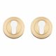 EURO CYLINDER ESCUTCHEONS BRUSHED GOLD