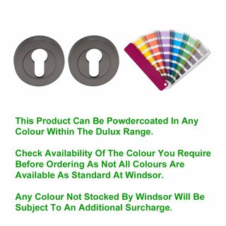 EURO ESCUTCHEONS POWDERCOAT
