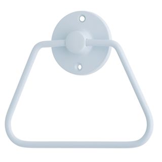 TOWEL RING WHITE