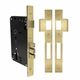 RESIDENTIAL MORTICE LOCKS MATT SATIN BRASS