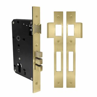 LOCKS MATT SATIN BRASS