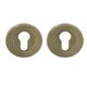 EURO CYLINDER ESCUTCHEONS ROMAN BRASS