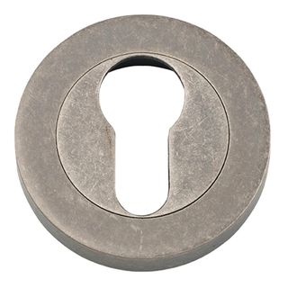 ESCUTCHEONS & TURNS DISTRESSED NICKEL